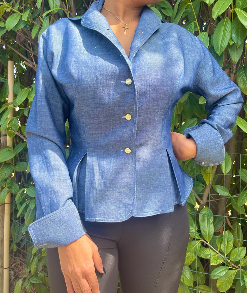 GIACCA CAMICIA DONNA DENIM MOD FLORENCE