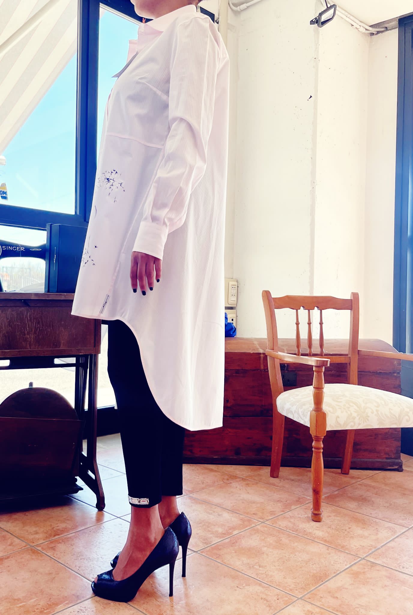 CAMICIA MINI ABITO MOD SKIN riga