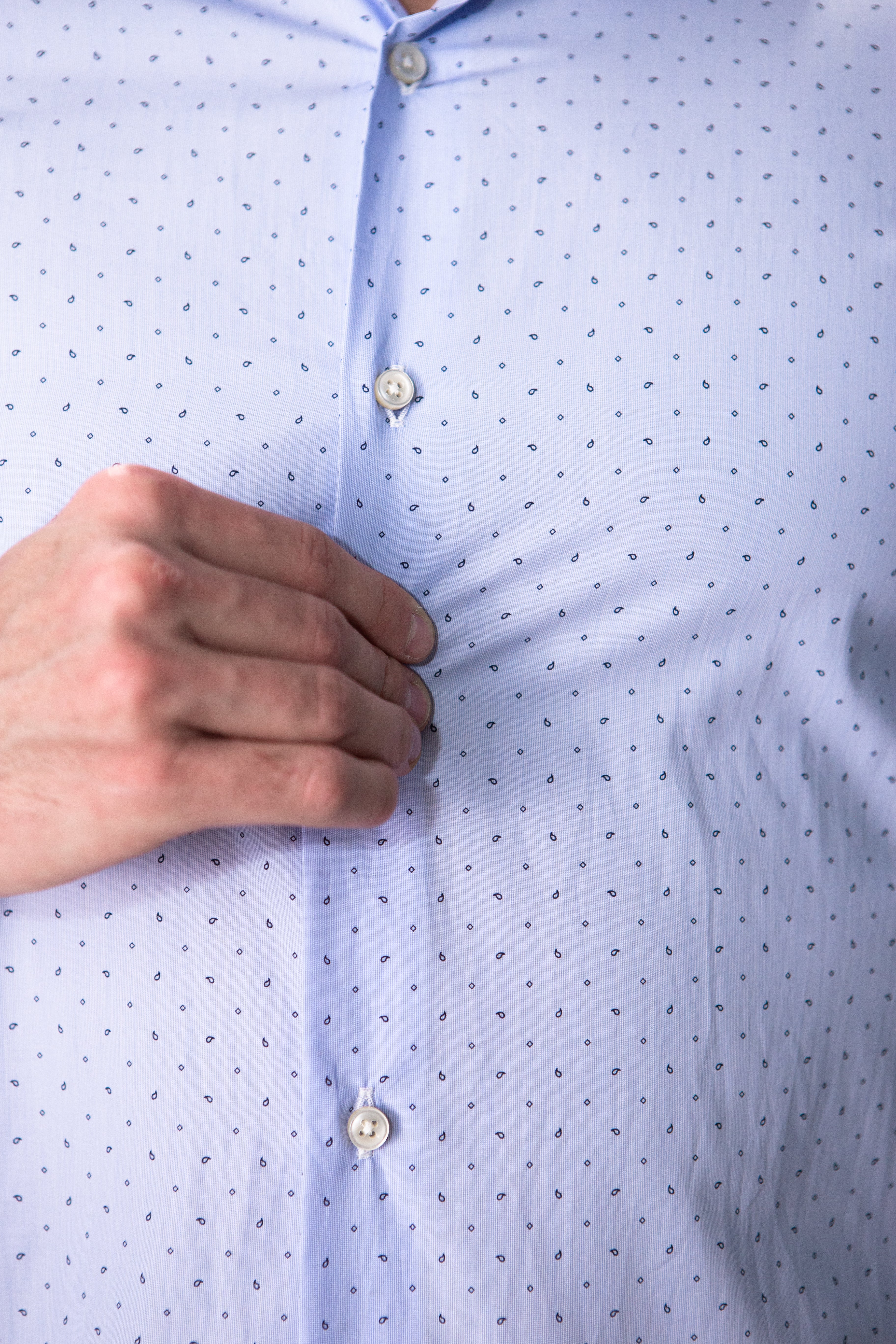 Camicia Slim Pinces Fantasia