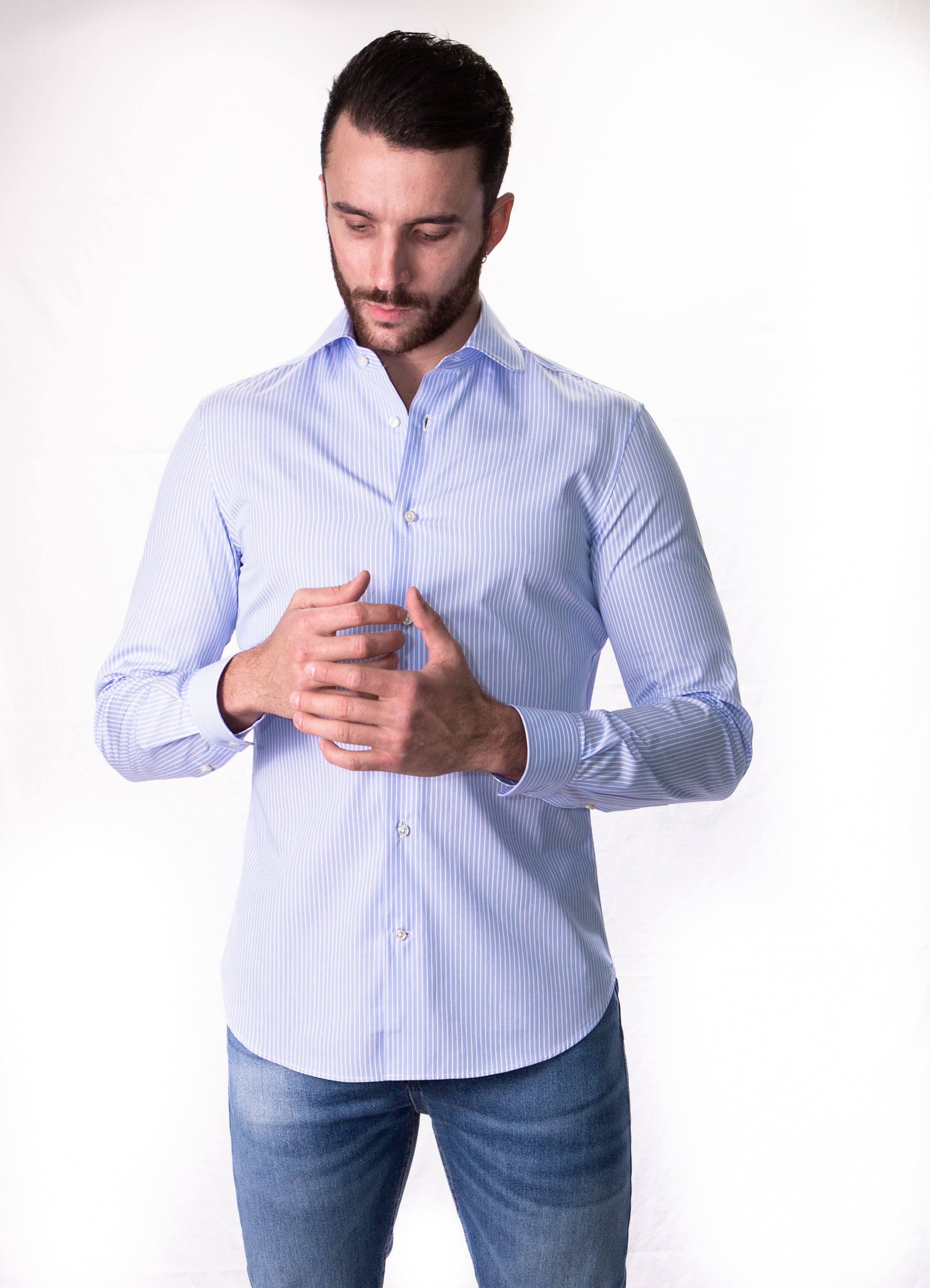 Camicia Slim Pinces