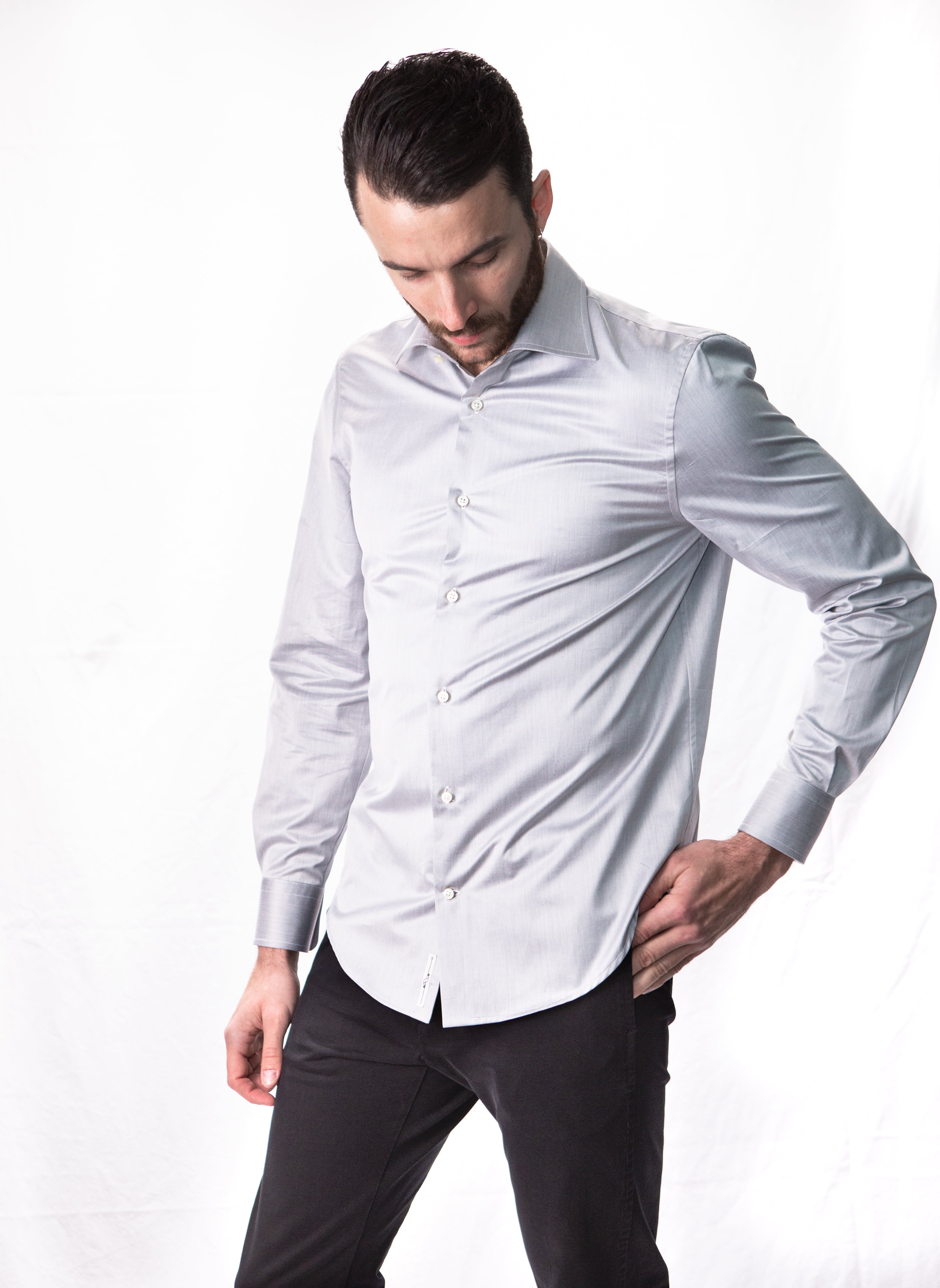 Camicia Slim Pinces