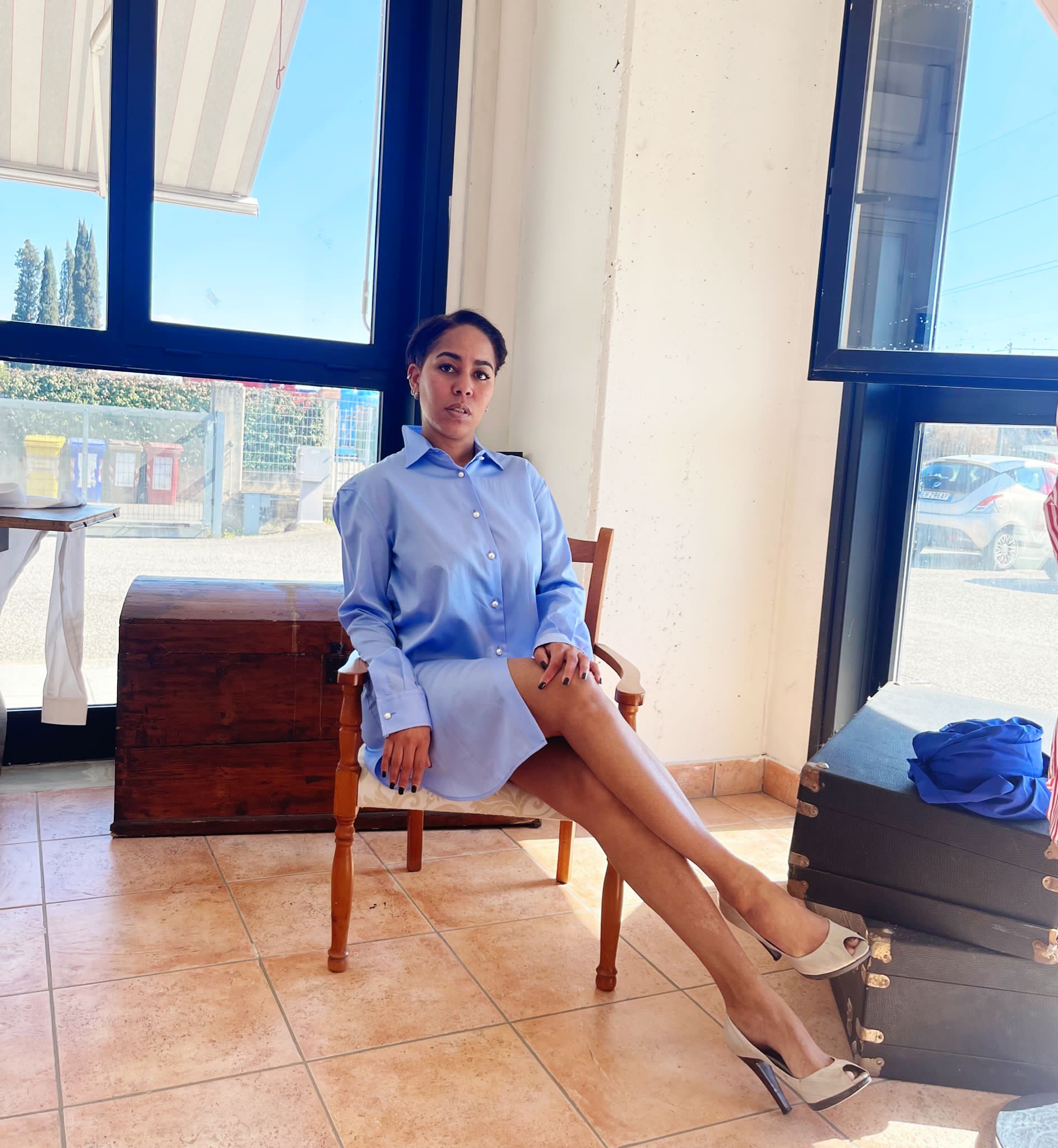 CAMICIA MINI ABITO MOD. CLAIRE