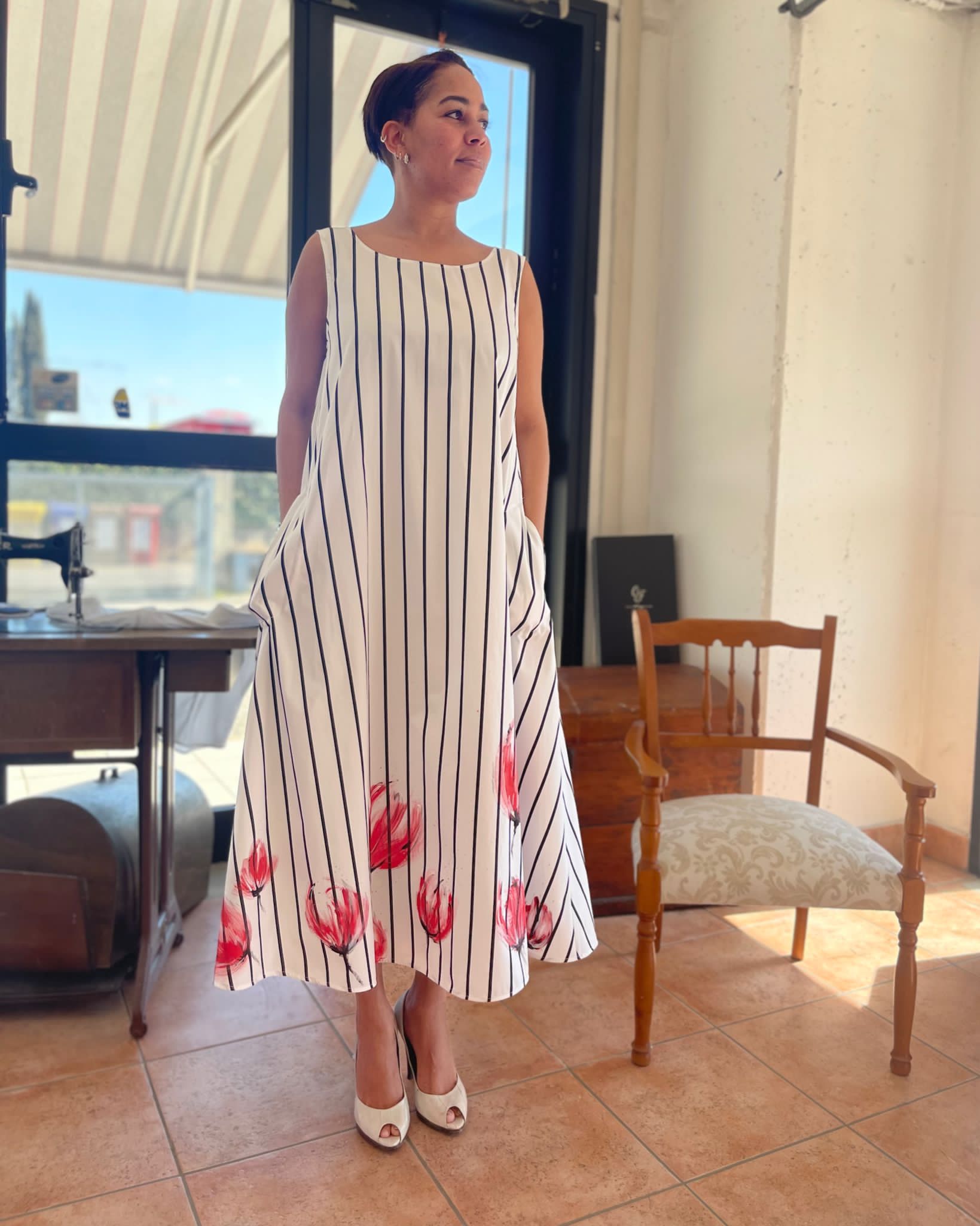 MOD. ABITO SWING TULIPANI