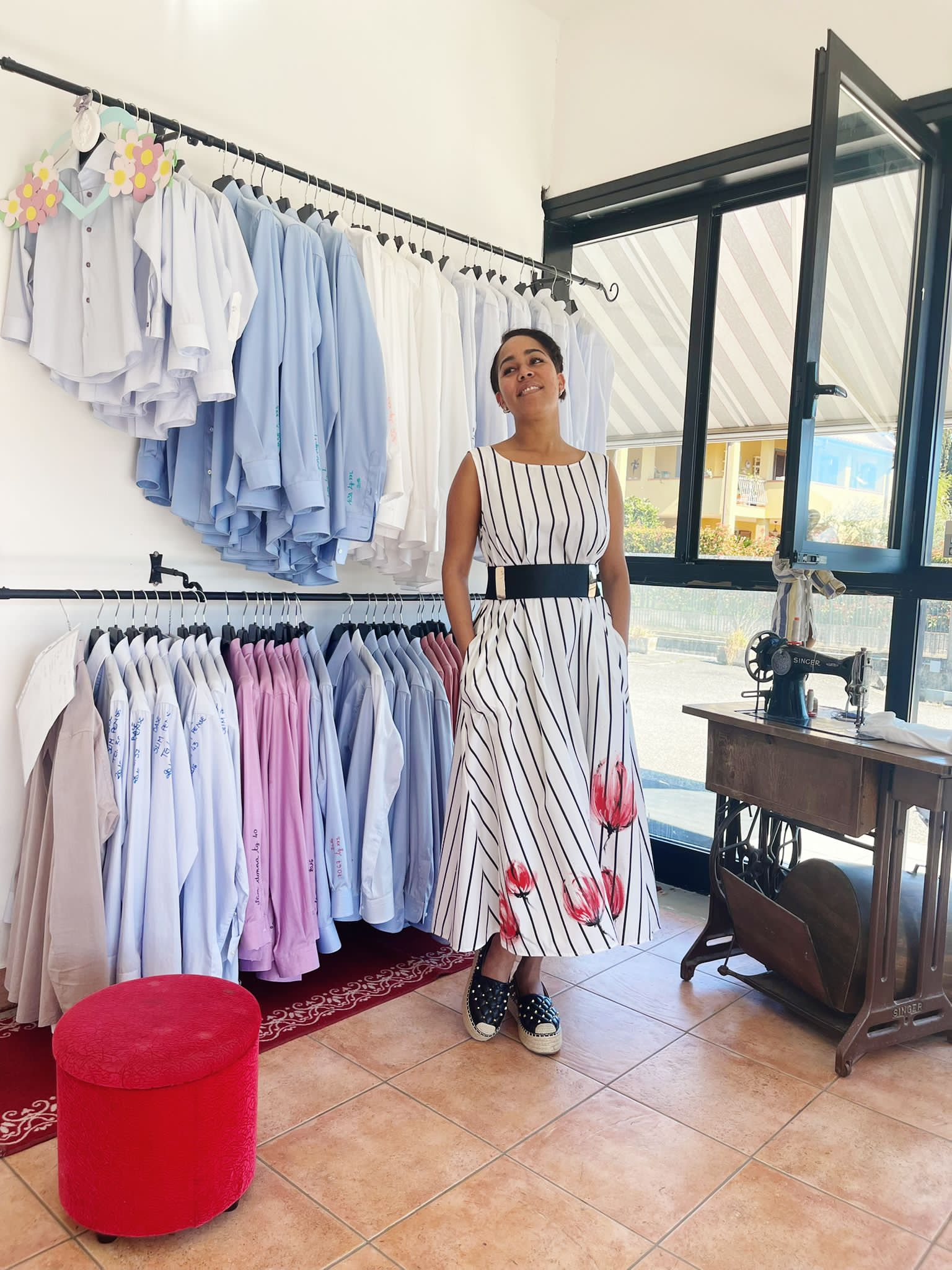 MOD. ABITO SWING TULIPANI